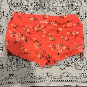 Pink floral swimsuit